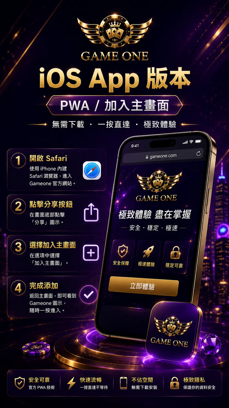 流動端 iOS 體驗 (Gameone)